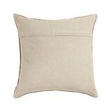 Terra 20" Square Wool and Jute Kilim Throw Pillow - View 8
