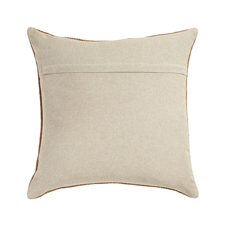 Terra 20" Square Wool and Jute Kilim Throw Pillow - View 8