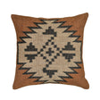 Terra 20" Square Wool and Jute Kilim Throw Pillow - View 2