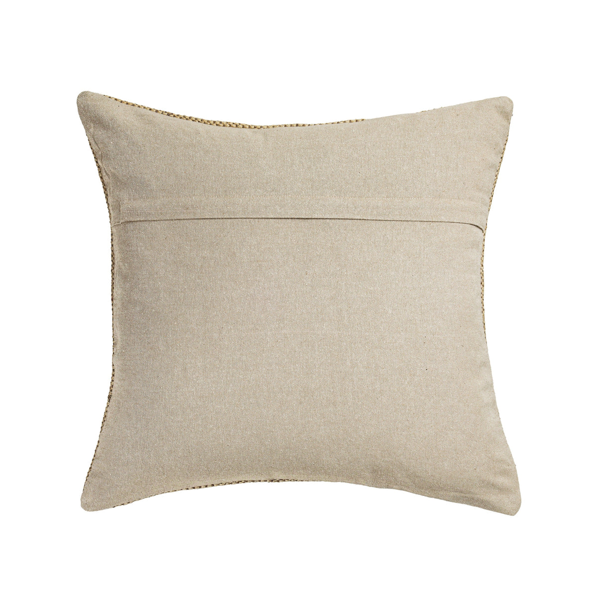Terra 20" Square Wool and Jute Kilim Throw Pillow - View 17
