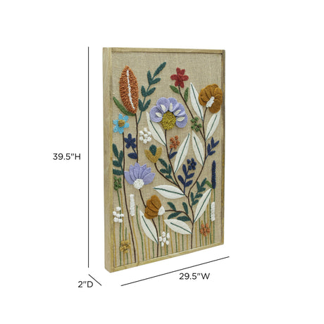 Muro "Sprout" Embroidered Wall Art - View 6