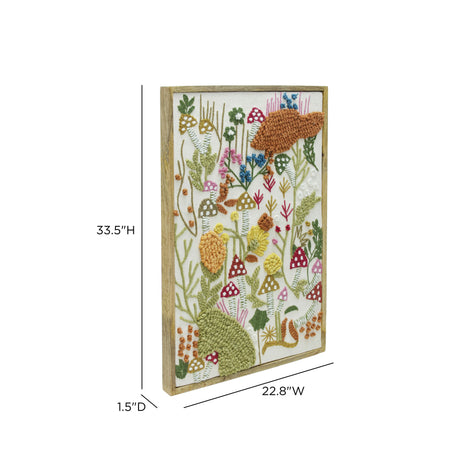 Muro "Forage" Embroidered Wall Art - View 6