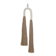Pasha Natural Cotton Jute Tassel Wall Decor - View 2