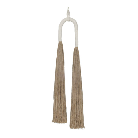 Pasha Natural Cotton Jute Tassel Wall Decor - View 6