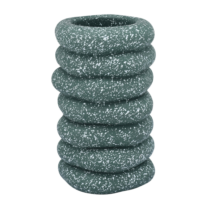 Gabby Speckled Cairn Vase