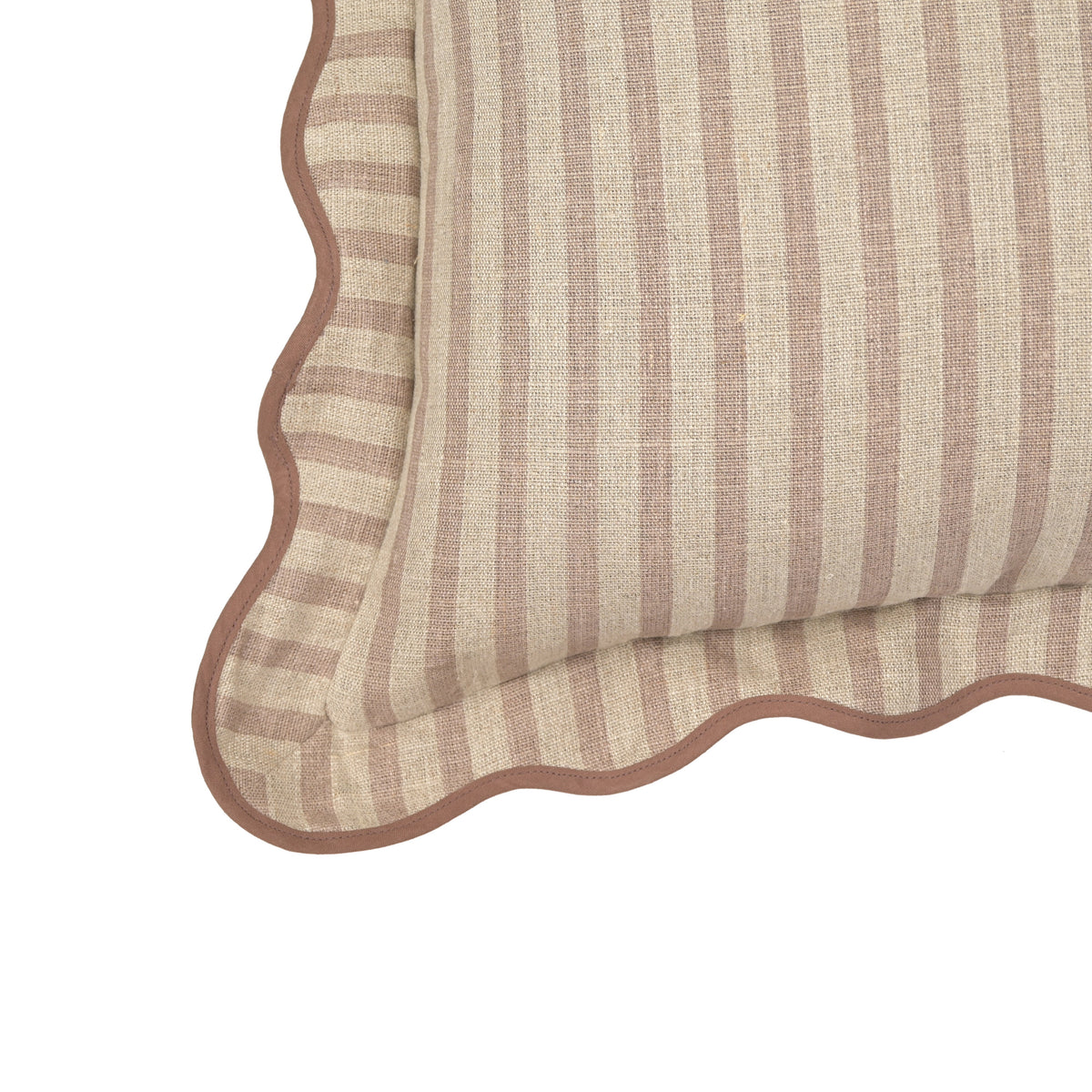Striped 20" Linen Throw Pillow - View 13