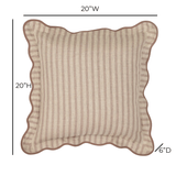 Striped 20" Linen Throw Pillow - View 18