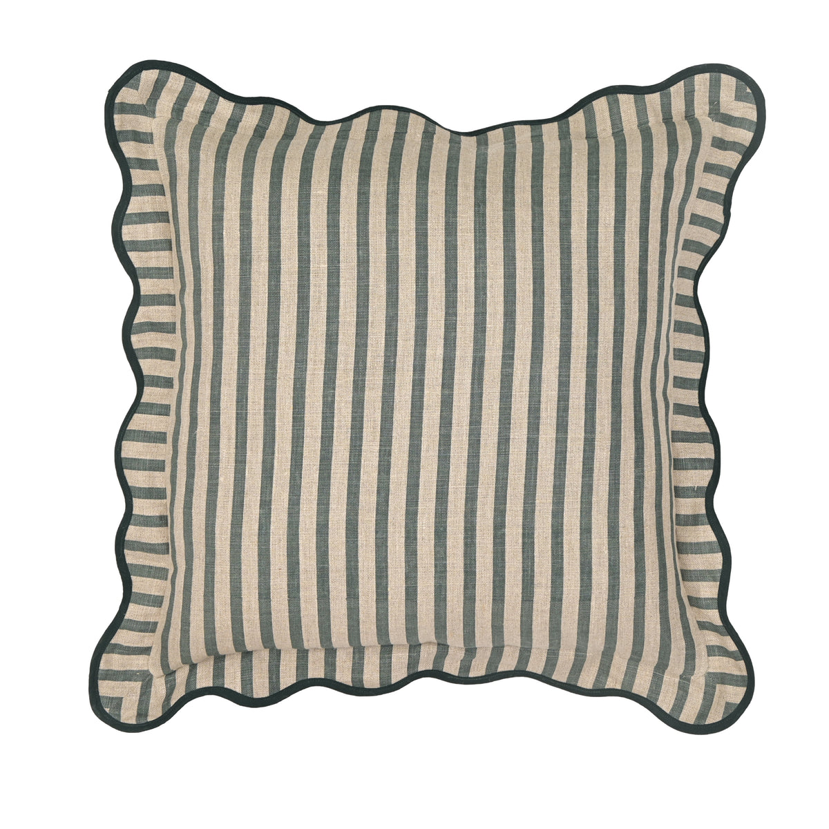 Striped 20" Linen Throw Pillow - View 19