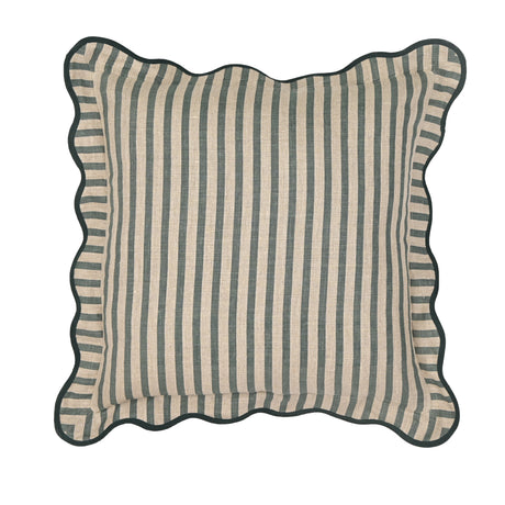 Striped 20" Linen Throw Pillow - View 19