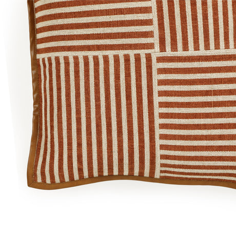 Kora 20" Cotton Jute Contract-Grade Throw Pillow - View 16