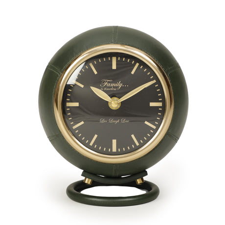 Draper Dark Green Contract-Grade Standing Accent Clock - View 3