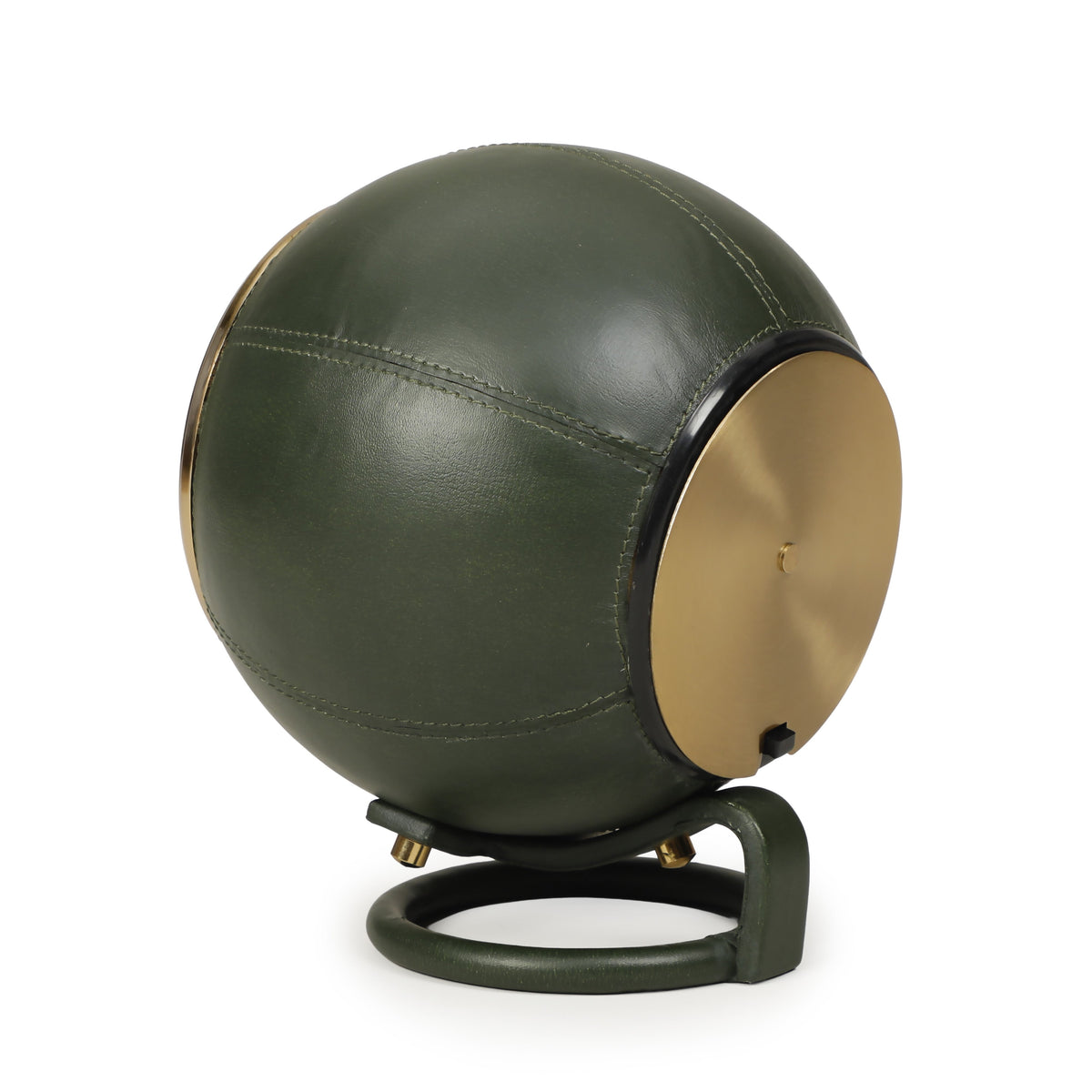 Draper Dark Green Contract-Grade Standing Accent Clock - View 6