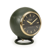 Draper Dark Green Contract-Grade Standing Accent Clock - View 1
