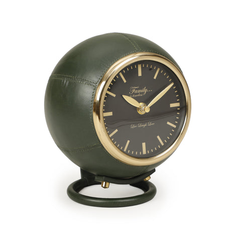 Draper Dark Green Contract-Grade Standing Accent Clock - View 1