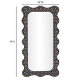 Charlene 39"X75" Squiggle Wall Mirror - View 6