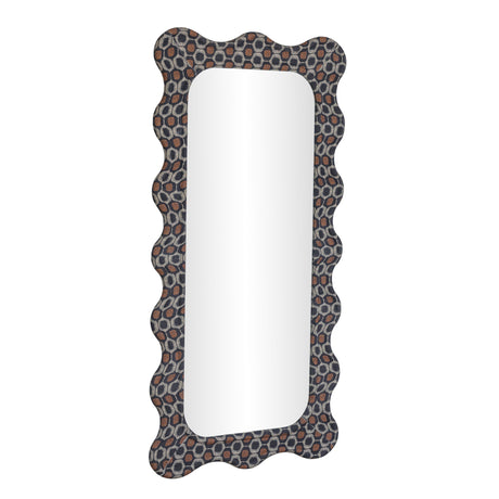 Charlene 39"X75" Squiggle Wall Mirror - View 3