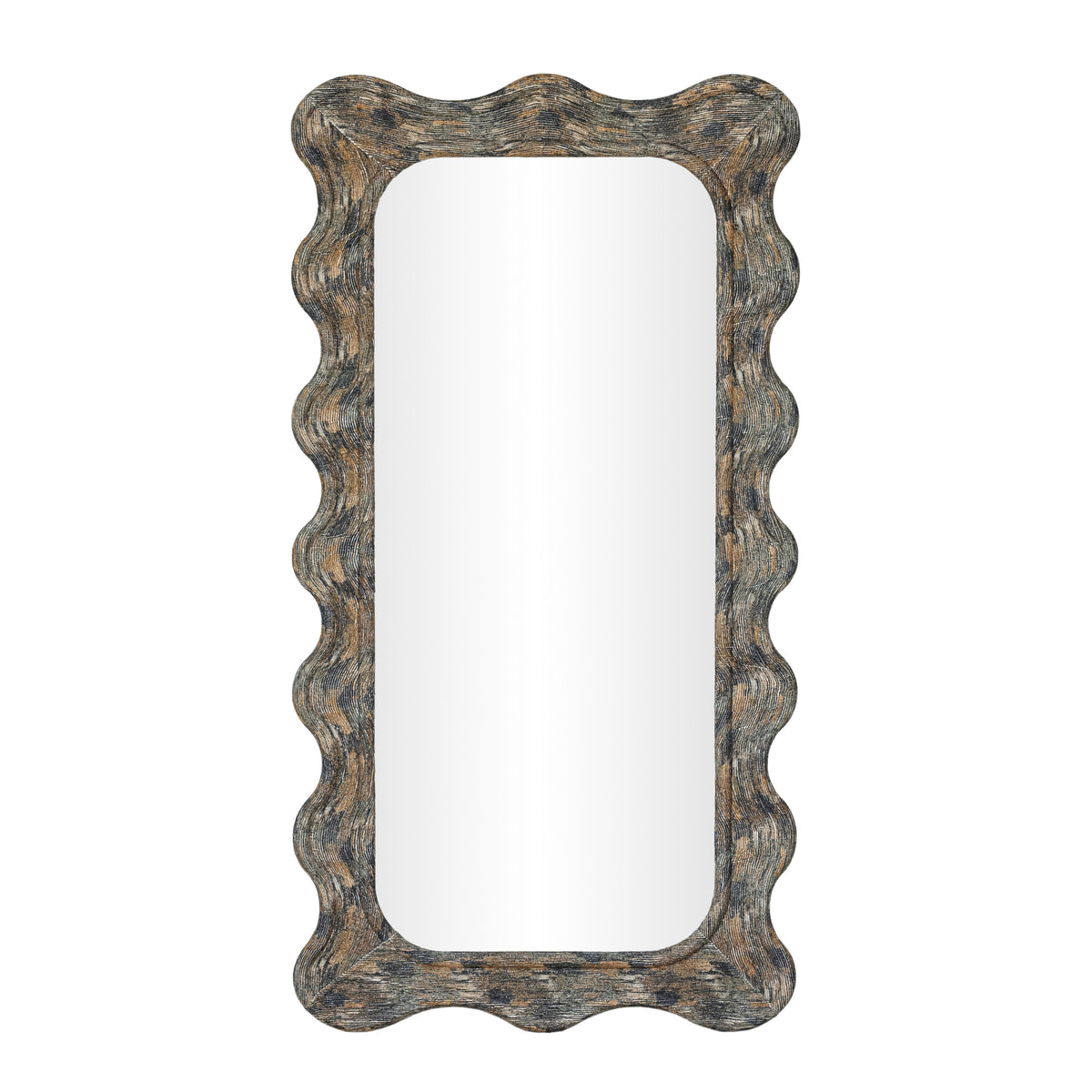 Charlene 39"X75" Squiggle Wall Mirror - View 7