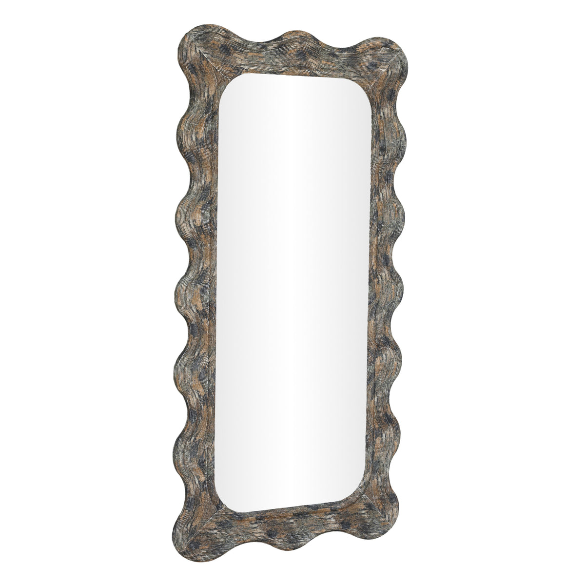 Charlene 39"X75" Squiggle Wall Mirror - View 9