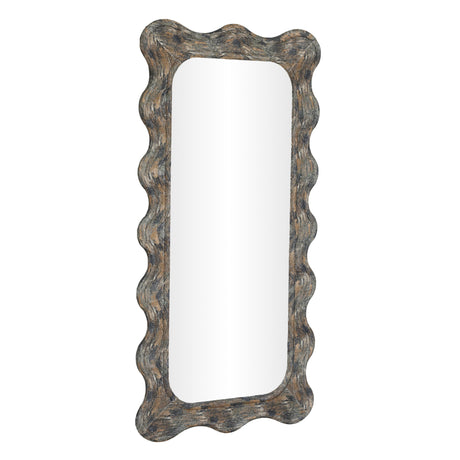 Charlene 39"X75" Squiggle Wall Mirror - View 9
