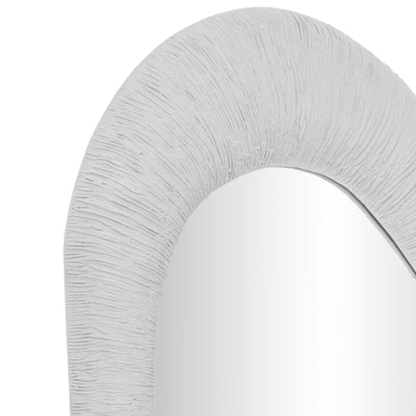 Orpheus 20"X59" Ribbed Faux Stone Floor Mirror - View 4