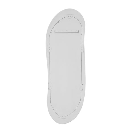 Orpheus 20"X59" Ribbed Faux Stone Floor Mirror - View 5