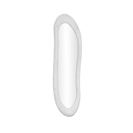 Orpheus 20"X59" Ribbed Faux Stone Floor Mirror - View 3