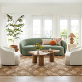 Taman 20" Natural Cotton Throw Pillow - View 17