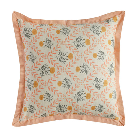 Dolce 20" Blush Pink Natural Cotton Throw Pillow - View 2