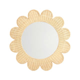 Coralie 33.4" Rattan Round Wall Mirror
