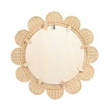 Coralie 33.4" Rattan Round Wall Mirror