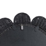 Coralie 33.4" Rattan Round Wall Mirror