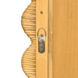 Bama 29.1" x 75" Long Natural Rattan Wall Mirror