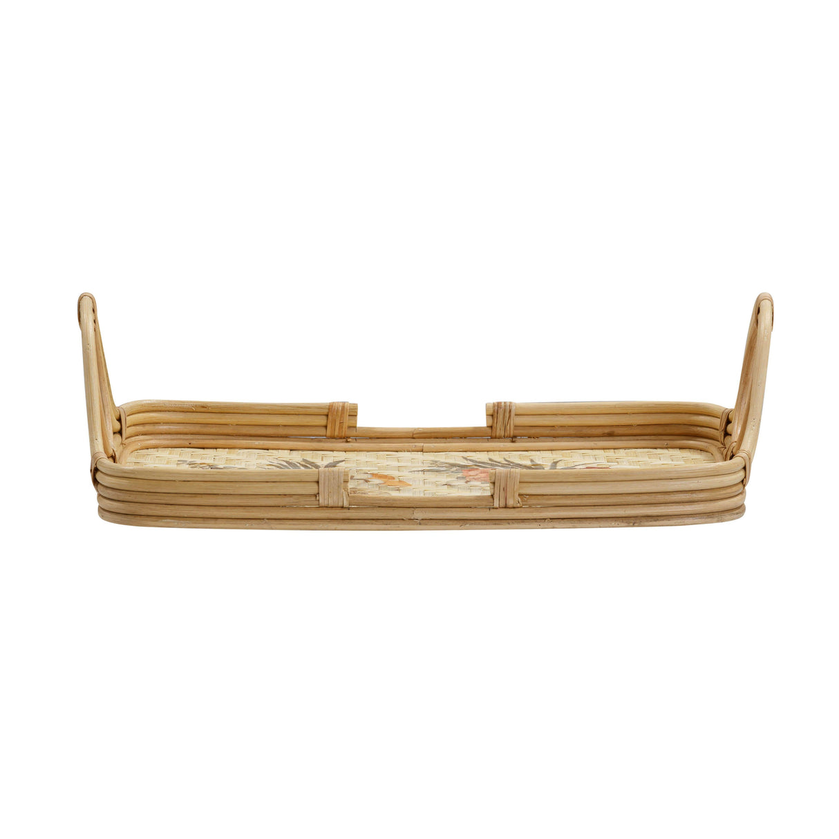 Corey Floral Bamboo Tray