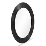Tanya 43.5" Rattan Round Wall Mirror