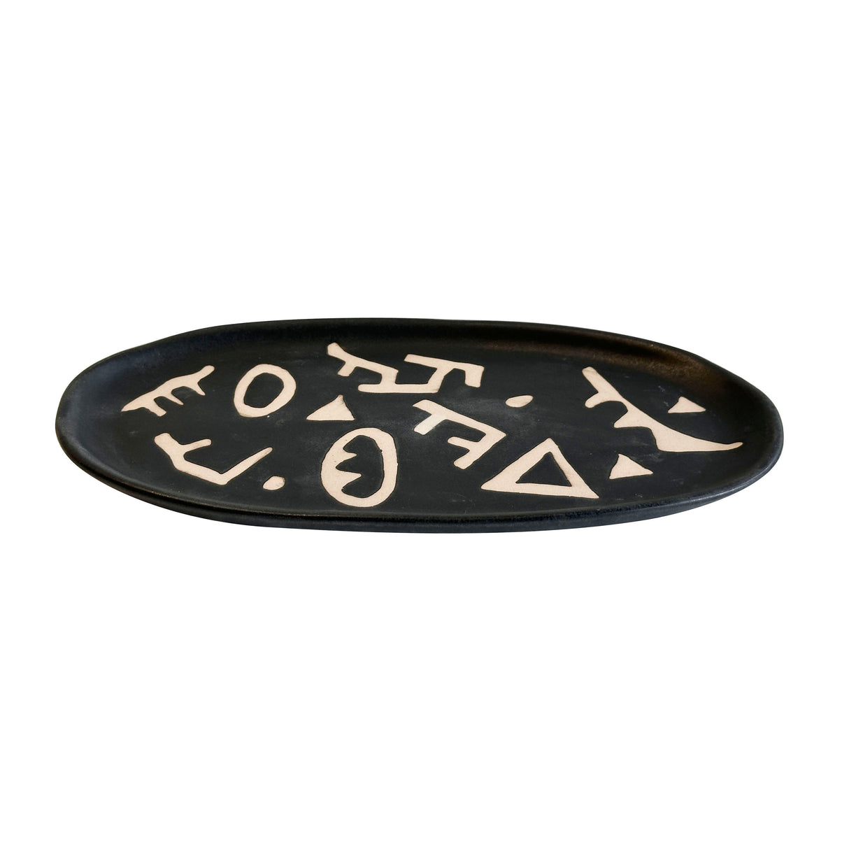 Ceramic Runes Catchall Dish