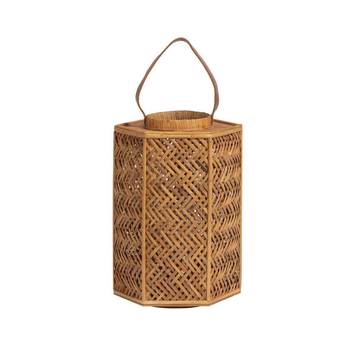 Andi Natural Rattan Lantern - View 1