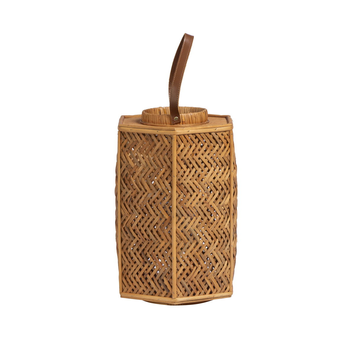 Andi Natural Rattan Lantern - View 4