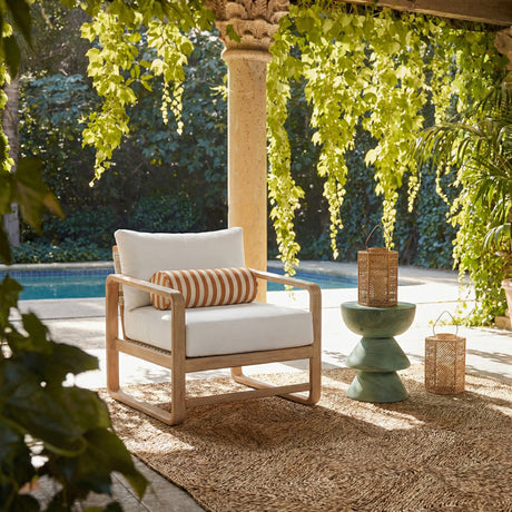 Andi Natural Rattan Lantern - View 2