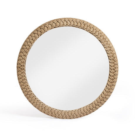 Midge 40.5" Rope Round Wall Mirror - View 2