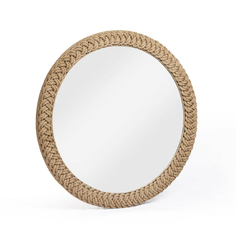 Midge 40.5" Rope Round Wall Mirror - View 3