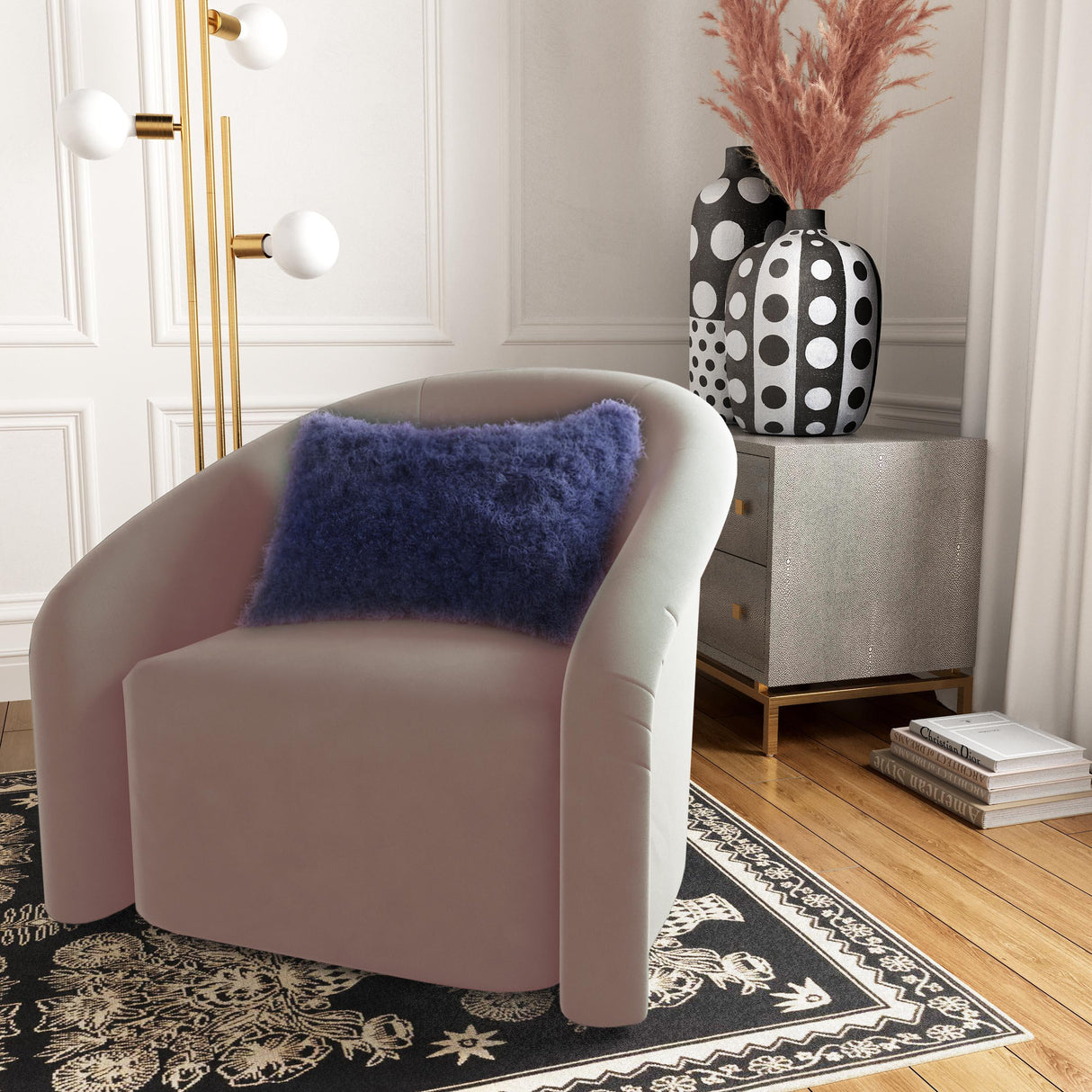 Tibetan Sheep 20"X12" Throw Pillow