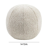 Boba Boucle Ball Pillow (9"-14")