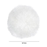 New Zealand 16" Sheepskin Round Pillow