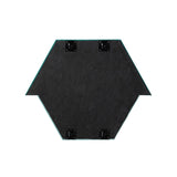 Lally 31.5"X24" Velvet Prism Wall Mirror