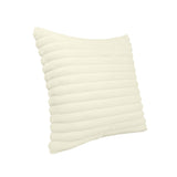 Furry 21" Vegan Fur Square Accent Pillow Cover