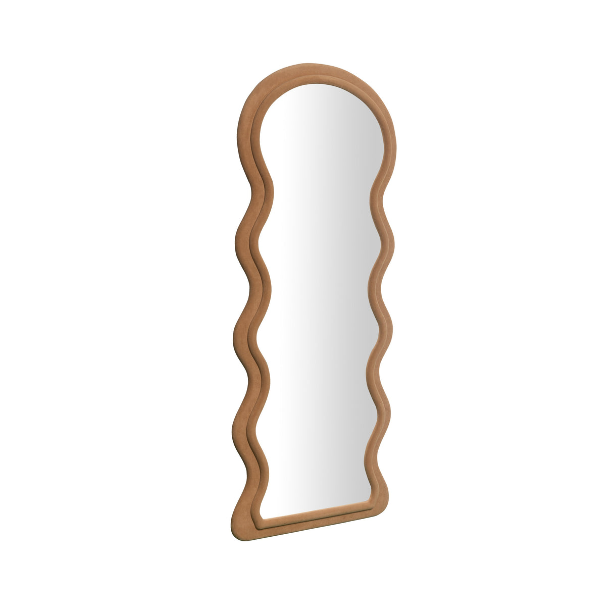 Rhodes 70" Velvet Floor Mirror