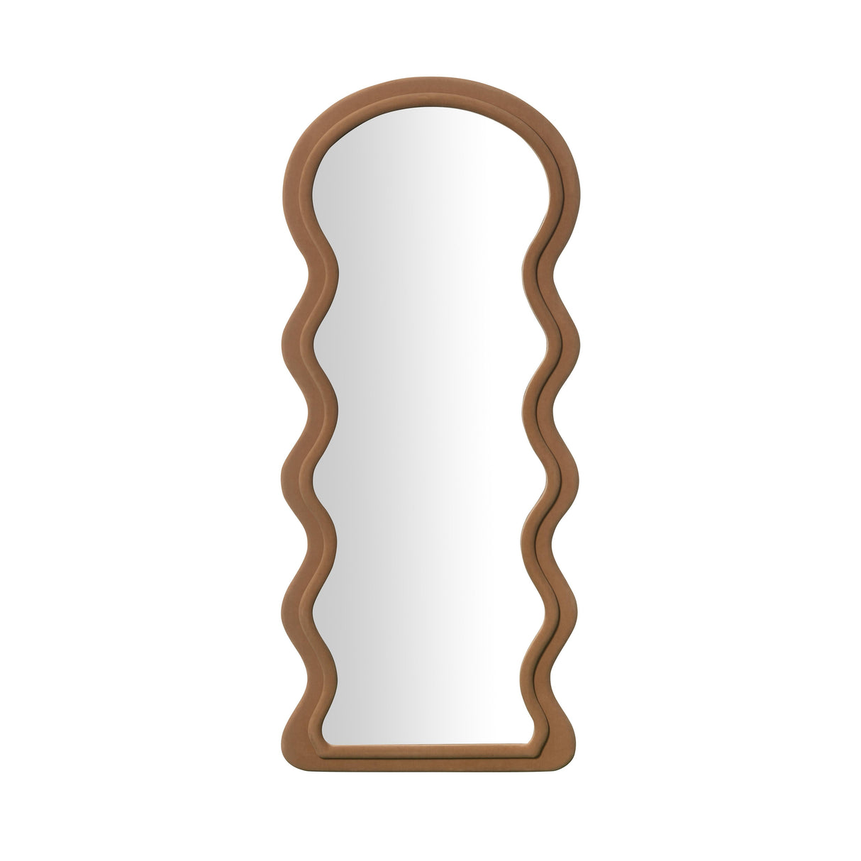 Rhodes 70" Velvet Floor Mirror