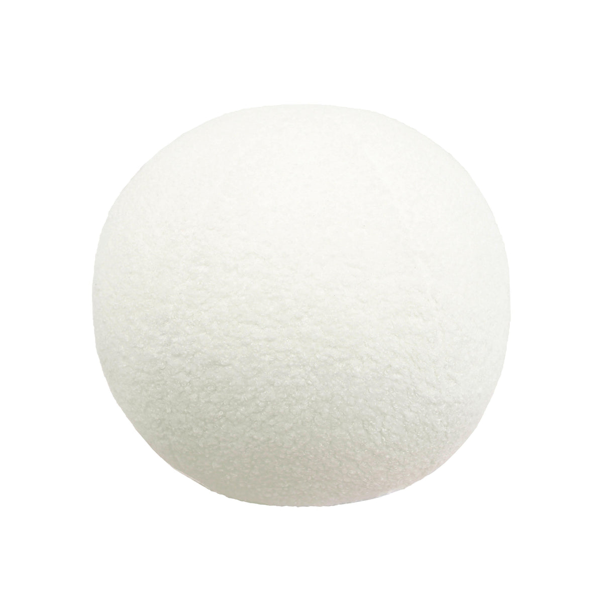 Boba Vegan Shearling Ball Pillow (9"-14")