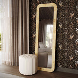 Pouch Chenille Ottoman