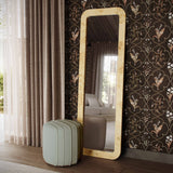 Pouch Chenille Ottoman